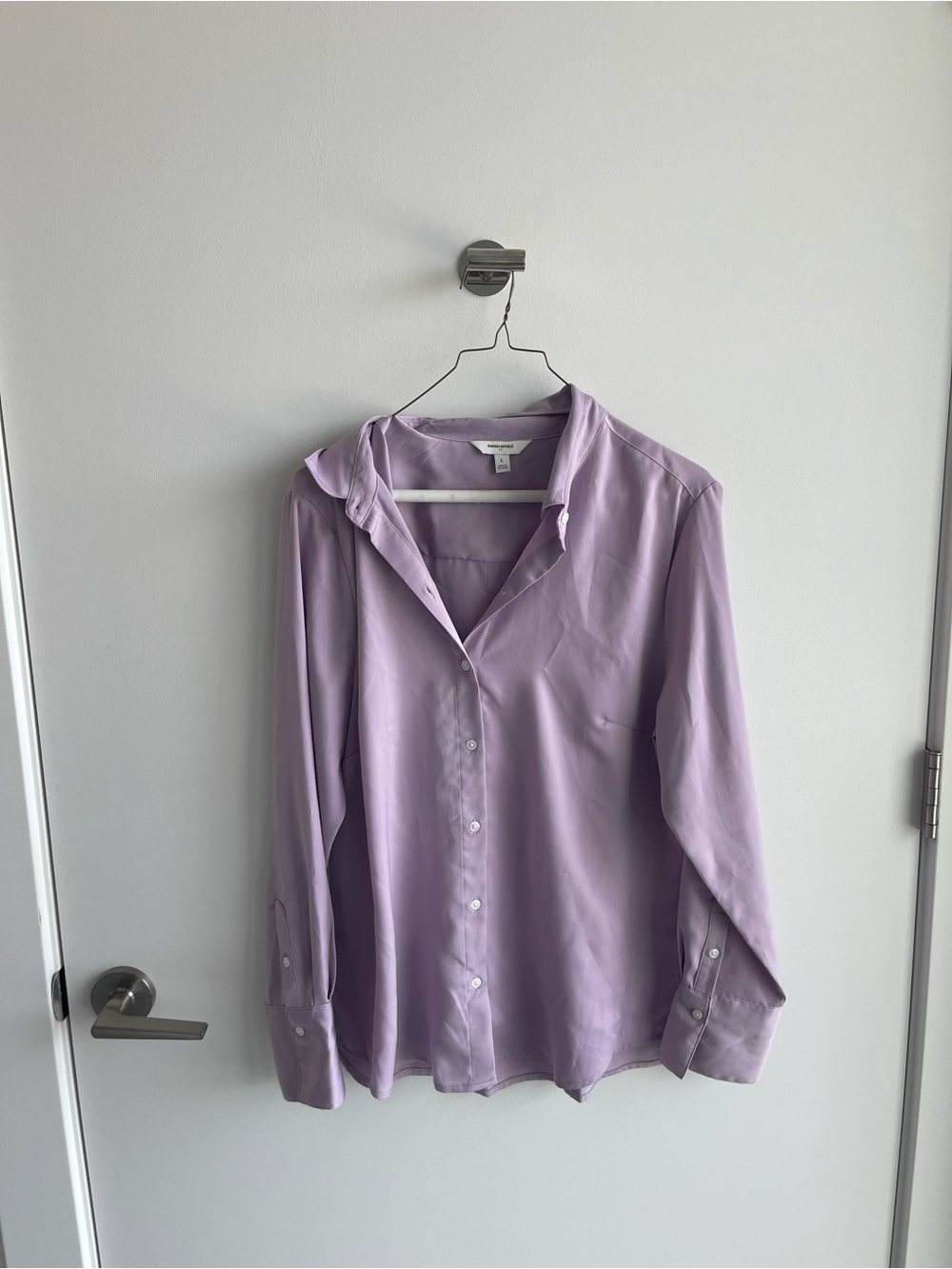 Banana Republic Purple Button-Up Shirt
